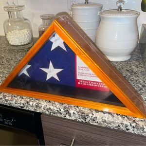 Memorial flag case